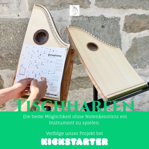 Kickstarter Tischharfe
